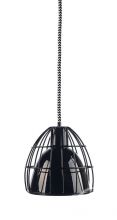 Frame lampa wisząca 1x60W E27 23cm czarny/czarny/czarno-biały