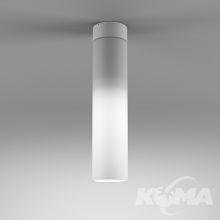 Modern_Glass lampa sufitowa tube_wp-klosz biały mat 10W led 3000K 230V biały struktura