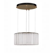 Nol oprawa wisząca led 49W 3185lm 3000K czarna/brąz