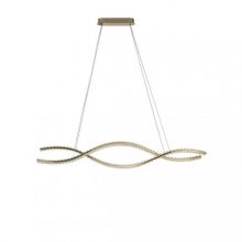 Spark oprawa wisząca led 96W 3000K/4000K 10880lm ściemnialna złota