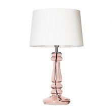 Petit Trianon Transparent Copper lampa stołowa 1x60W E27 230V transparentna miedź/biały abażur