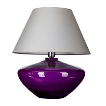 Madrid Violet lampa stołowa 1x60W E27 230V fiolet/szary