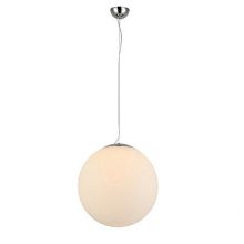 White Ball lampa wisząca 30cm. 1x40W E27 230V biała