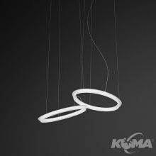 Halo Circular lampa wisząca 2x23,7W LED White,2700K,DALI