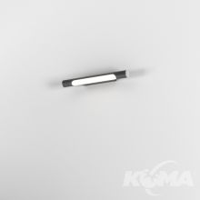 Thin_tube_twist kinkiet hermetyczny 10W led 3000K 40cm  CRI>90 IP44 czarny