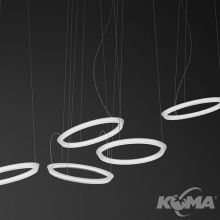 Halo Circular lampa wisząca 5x23,7W LED White,2700K,DALI