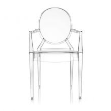 Louis Ghost krzesło 54x94x55cm kryształowe/transparentne