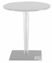 Toptop stolik kw d60cm h72cm aluminiowy