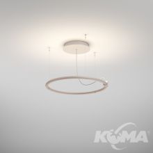 Buclo oprawa wisząca led 22W 1353lm 2700K ściemnialna taupe
