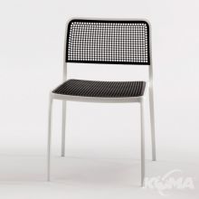Audrey krzeslo 52x80x51cm bialy-czarny