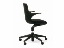 Spoon chair fotel kolka 60x60x83.5cm czarny-czarny