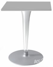 Toptop stolik  70x70cm h72cm aluminiowy