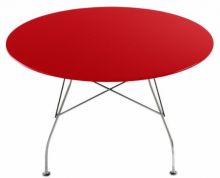 Glossy stol d130cm h72cm czerwien kartell