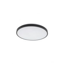 Agnes round led pro black 22W 4000K IP44 plafon