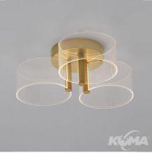 GATLIN lampa sufitowa  Brass Gold Metal & Acrylic LED 20.5W 230V  3000K IP20