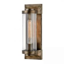 Pearson kinkiet E27 12W IP44 oksydowany brąz