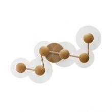 Meadow 6 oprawa ścienna led 24W 3000K 3-stopniowe ściemnianie złoty matowy 