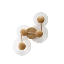 Meadow 4 oprawa ścienna led 17W 3000K 3-stopniowe sciemnianie złoty matowy 