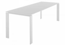 Four_Tavolo stół prostokątny blat z laminatu 158x79x72cm biały / biały