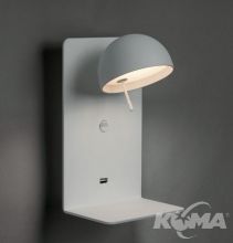 Beddy kinkiet led 4,2W 2700K 475lm + usb biały