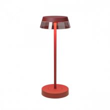 ILUNA lampa zewnętrzna stołowa mobilna czerwona 2,5W LED 2700/3000K 150 lm CRI>80 IP65 ściemnialna