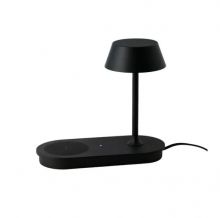Fino lampka biurkowa 9W 3000K 197lm + usb + indukcja czarna