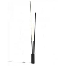 Herald lampa podłogowa led 36W cct 3000K/4000K 4512lm czarna