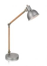 Archimedes lampa stolowa 1x40W E27 dab/aluminium