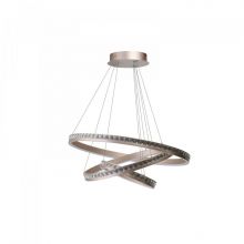 Camelia oprawa wisząca led 40+60+80 118W 3000K 3-stopniowy ściemniacz szampański