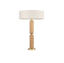 Natura lampa gabinetowa E27 12W złota matowa