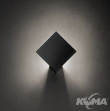 Puzzle lampa ścienna/sufitowa czarny mat  17W LED 2700K