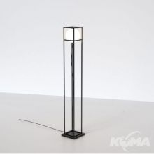 Desigual lampa podłogowa 1x20W E27 szkło opal czarna