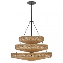 Ophelia oprawa wisząca 13xE14 8W karmelowy brąz