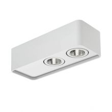Yuki oprawa sufitowa led 2x4,5W 2700K 664lm ściemnialna biała