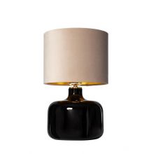 Lora lampa stołowa czarny/złoty/beżowy 1x25W led E27