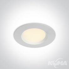 Tala lampa wpuszczana w sufit 7W regulacja 3000K-4000K-6000K 525lm IP44 led biały