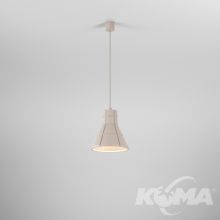 Flared_cast G20 prawa wisząca gips syntetyczny  9,5W led 3000K  taupe