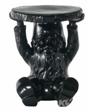Gnomes attila stolik/taboret d40cm h44cm czarny