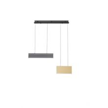 Aluna oprawa wiszaca led 5W 3000K 320lm czarna/grafitowa/złota