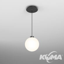 Modern_ball_simple_maxi lampa wisząca biała 13.5w led 3000K 1380 lm CRI>90