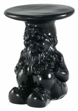 Gnomes napoleon stolik/taboret d40cm h44cm czarny