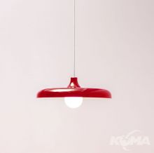 Portobello lampa wisząca czerwona E27 1x100W
