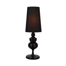 Baroco lampa stołowa 1x40W E27 230V czarna