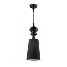 Baroco lampa wisząca 1x15W E27 230V czarna