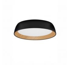 Sigiv plafon led 39W 3081lm 3000K ściemnialny czarny/drewno