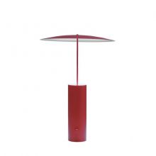 Parasol lampa biurkowa czerwona 3x5W 2700k