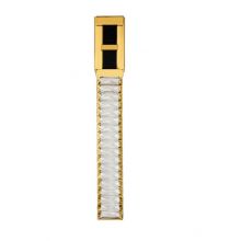 Lazura kinkiet led 9W 540lm 3000K ściemnialny złoty