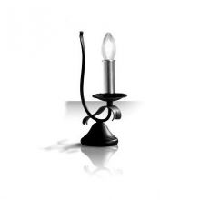 Ballerina lampa stołowa 1x46W E14 230V czarna