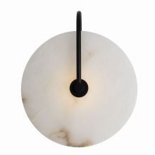 Retro kinkiet led 3W 3000K 210lm marmurowy czarny