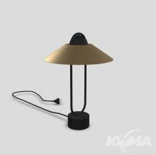 Luppiter lampka stołowa led 5W 2700K 515lm czarno/złota